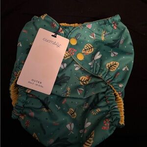 Esembly Green and Yellow Kids Diaper Cover size 2